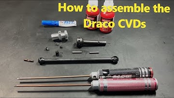 How to assemble the Draco CVDs - for HPI Savage and HPI Super 5SC Flux