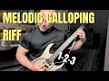 Melodic galloping riffs guitar lesson metal song jai yen yen part 3