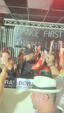 Diego Miranda at the Legendary Bora Bora Beach Club