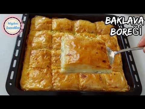 ❗ALTI ÇITIR❗ÜSTÜ ÇITIR💫 ORTASI LEZZET BOMBASI✅ BAKLAVA YUFKASINDAN BÖREK TARİFİ TARİFİ👌