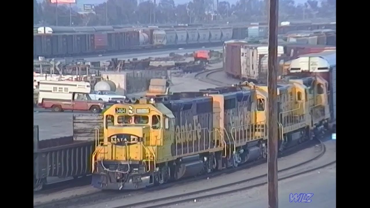 ATSF, UP, SP, & Amtrak at Cajon and W. Colton 1989
