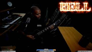 Josh Travis tries out LTD EC 7string w/ Lundgren M7 pickups installed