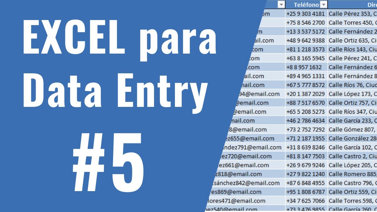 Curso Excel Data Entry #5 - Exportar datos de Excel a otros sistemas ...