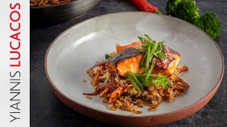 Σολομός με Μαρινάδα Miso | Yiannis Lucacos