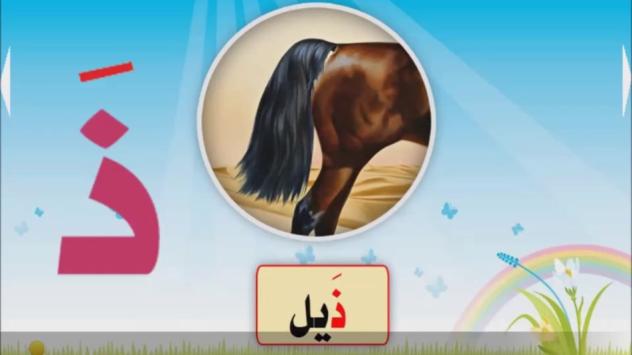 تعليم حرف الذال ( ذ ) للأطفال في الحضانات ودور التحفيظ مع التدريبات ...