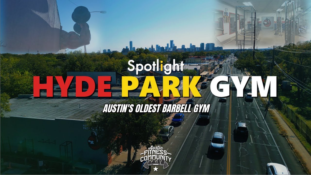 Hyde Park Gym — старейший тренажерный зал Остина, специализирующийся на силовых тренировках.