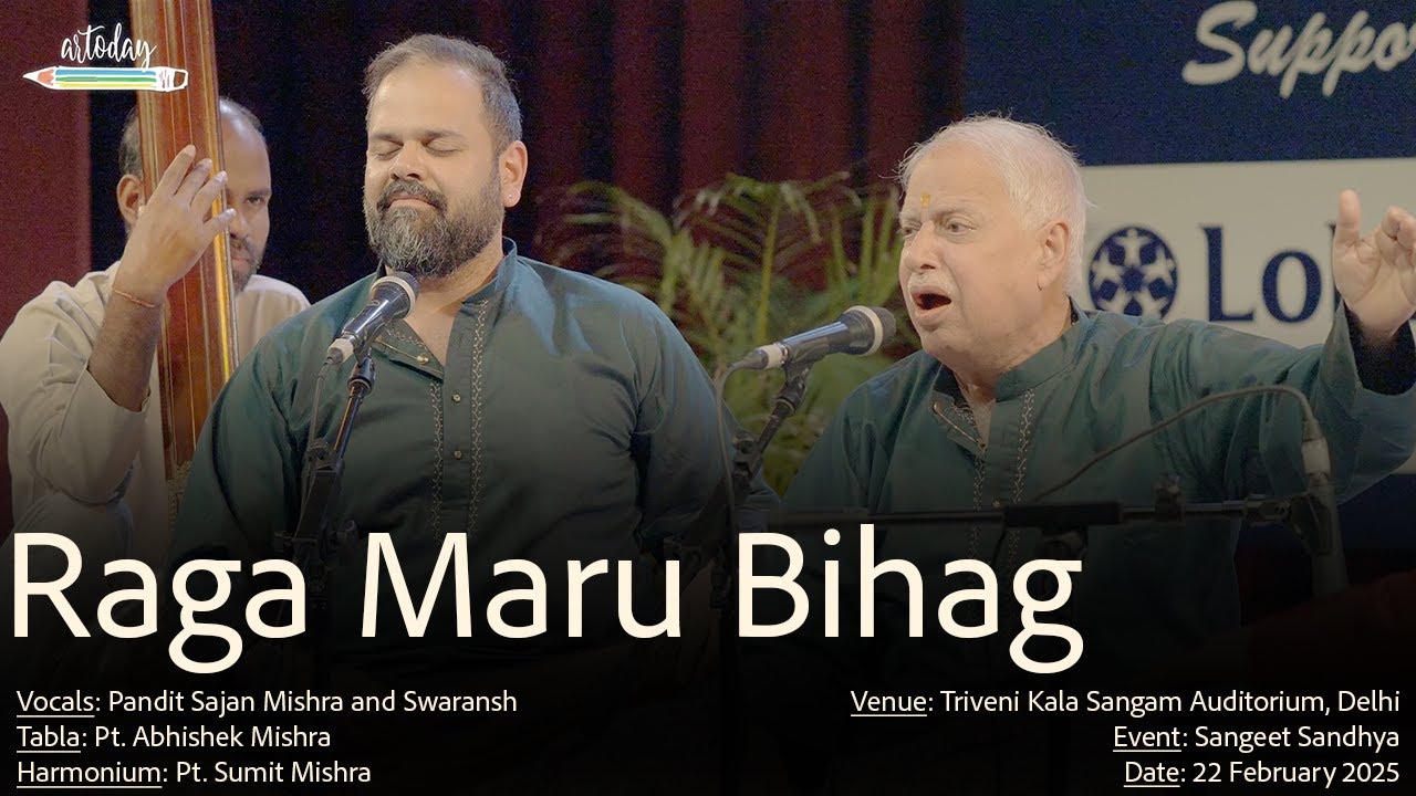 Maru Bihag | Pandit Sajan Mishra and Swaransh | Benaras Gharana |Hindustani Classical Music