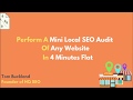 How To Perform A Mini Local SEO Audit In 4 Minutes