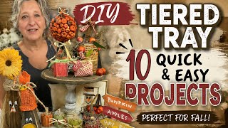 10 Easy Fall DIYs That Will Make Your Tiered Tray ADORABLE! 🍂