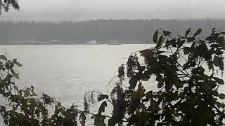 Baynes Sound Connector BC Ferry Heading from Buckley Bay to Denman West