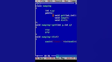 Swapping Numbers Using a C++ Class
