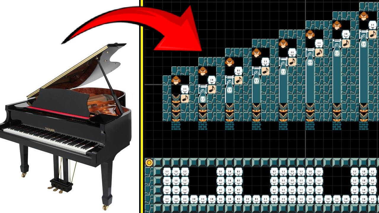 Я создал игровые инструменты в Mario Maker 2