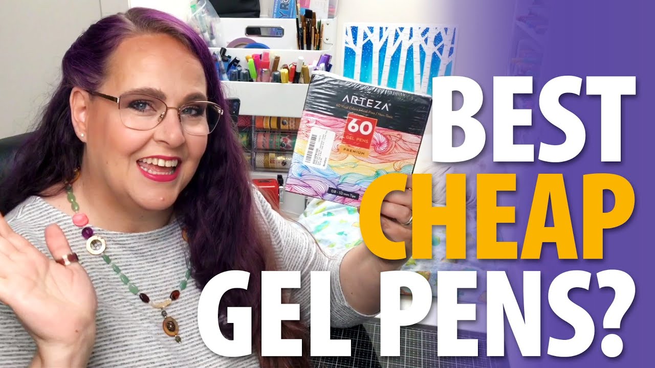 Best CHEAP Gel Pens? [ARTEZA Gel Pens Review] 