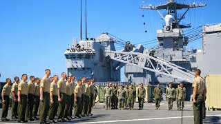Leadership Training at Sea! U.S. Marines on USS Ashland (LSD-48)