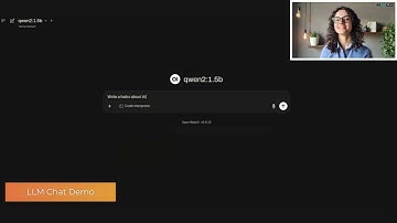 LLM demo with Hailo-10H AI accelerator