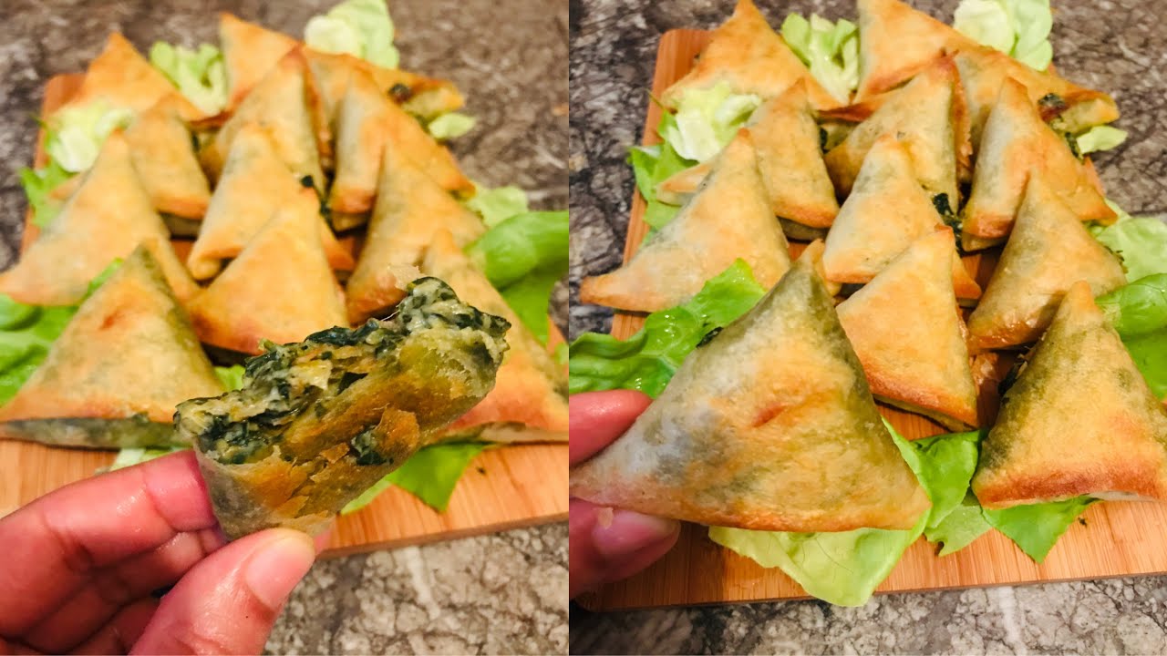 #أسرع_وأسهل بريوات بالسبانخ والجبن صحيين ولذاذ