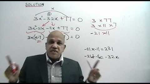 QUADRATIC EQUATIONS (2a) SPM Form 4 Topic