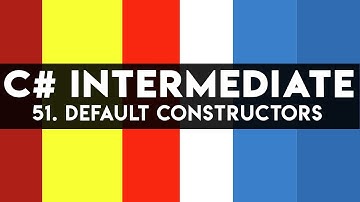 C# Programming Tutorial 51 Default Constructors