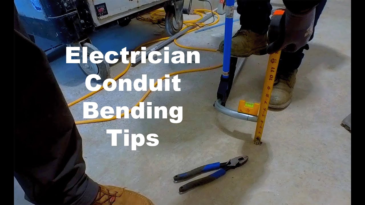 Tips For Electricians Bending Conduit In New Commercial YouTube