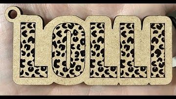 GLOWFORGE | Custom Keychain using Silhouette Studio