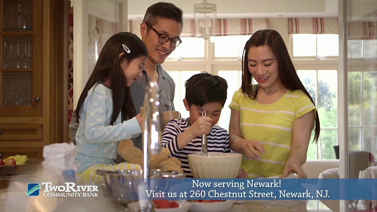 Two River Community Bank. Now serving Newark!