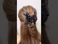 Cute hair style with claw clip #hairbraids #hairstyle #braidhairstyle #braids #haircare #shorts