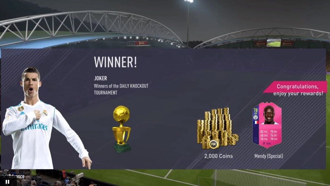 FIFA 18-Winning daily knockout tournament - براڕۆ تیمەکەی زەخمە 😵