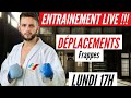 ENTRAINEMENT KARATE LIVE !!!! DEPLACEMENTS - FRAPPES !!!