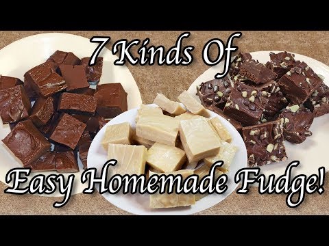 7 Kinds Of Easy Homemade Fudge Recipes! How To Make Fudge At Home