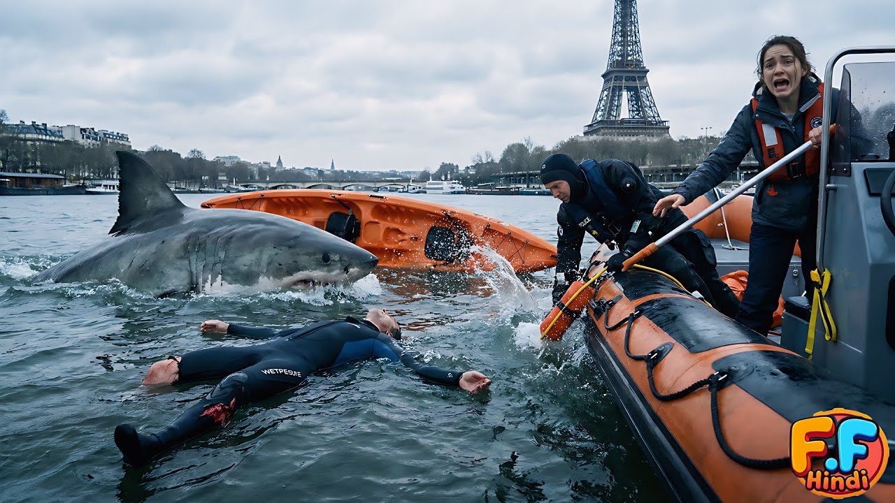 सबसे खतरनाक Shark Attack | Under Paris Movie Explained in Hindi | Film Flick Hindi