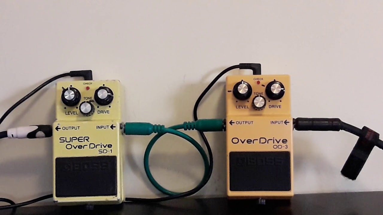 Boss battle SD1 Super Overdrive VS OD3 Overdrive (regular review no