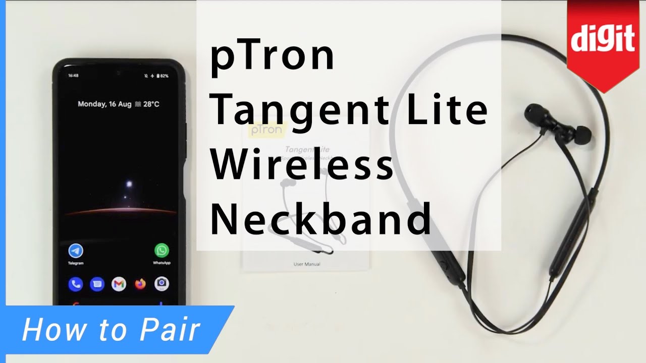 pTron Tangent Lite Wireless Neckband 