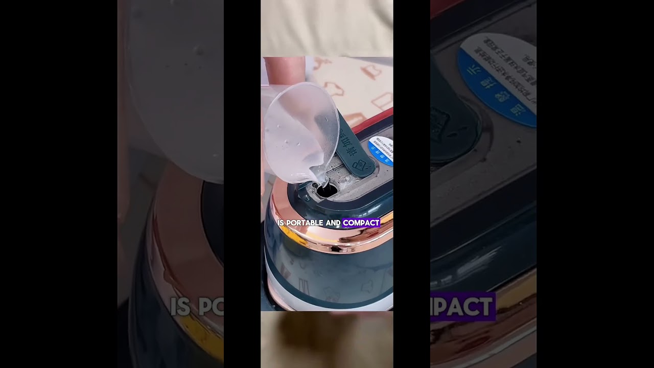 Portable Garment Steamer for Wrinkle-Free Clothes 