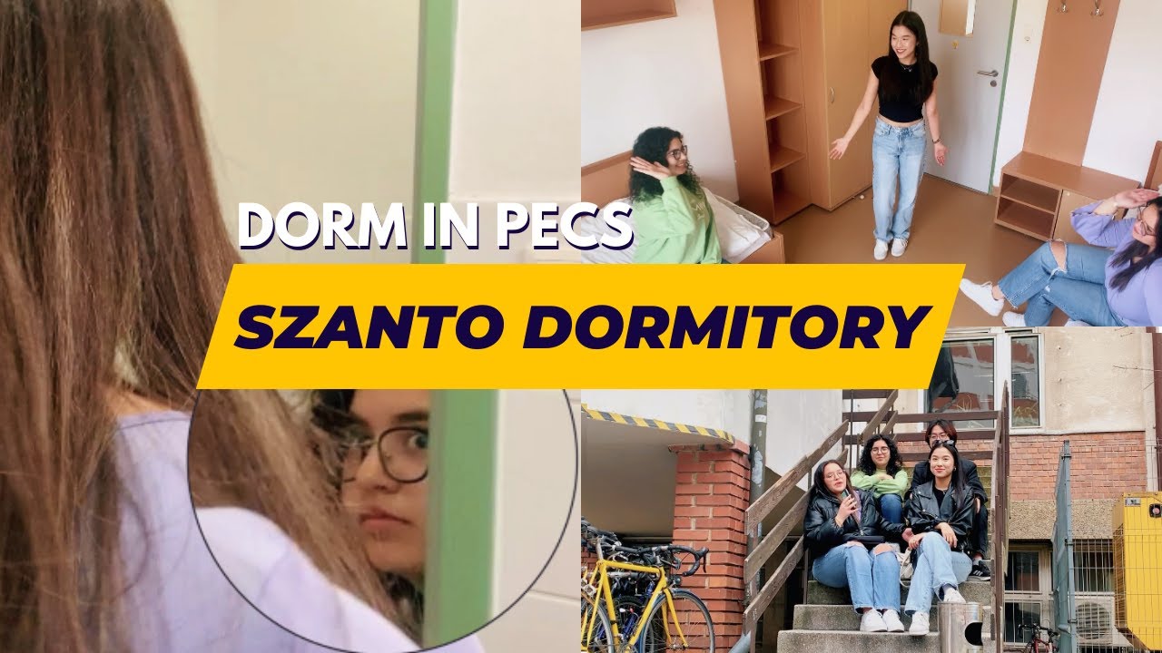 Szanto Dormitory Tour in the University of Pécs