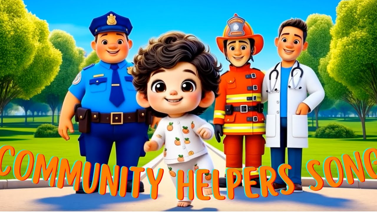 Community Helpers Song | Fun Learning Song for Kids About People Who Help