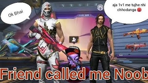 My Friend called me Noob 😔 || fir dikhaya usko uski aukat 😈😂🔥|| Free Fire 1v1 custom || PRIME__GAMER