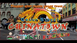 Grant Street Sa Chinatown San Francisco...Like Ghost Town, Ng Dahil Sa Covid 19.