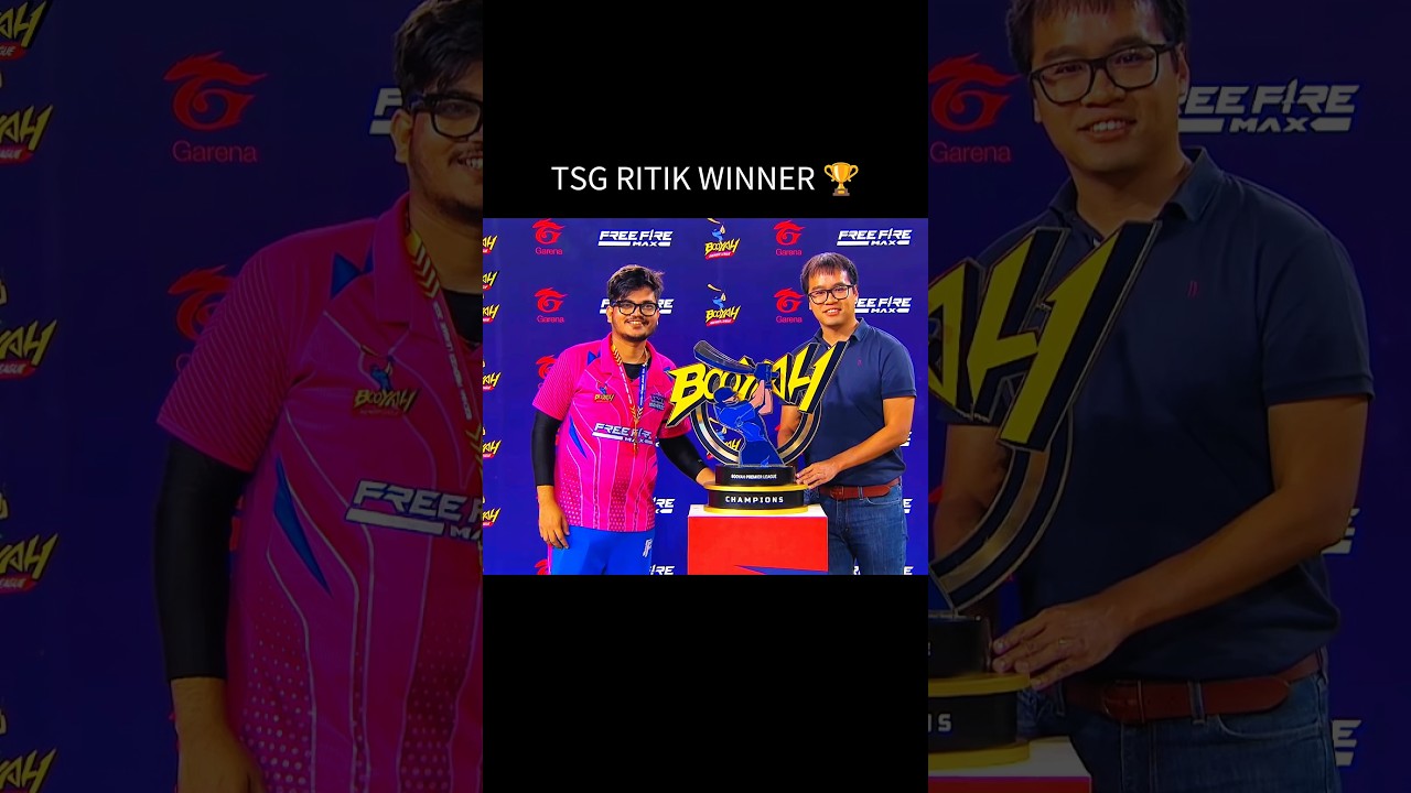 Booyah winner 🏆 | Tsg ritik team ☺| 
