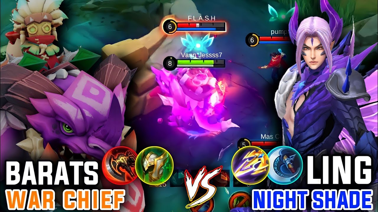 LING VS HYPER BARATS || HERO DI BUFF MOONTON!! HARD GAME | WHO WILL WIN?!🔥🔥 LING TOP GLOBAL | MLBB