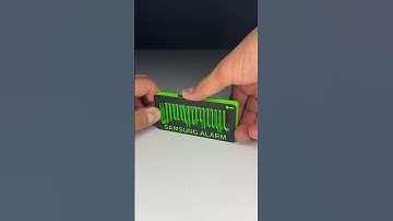 3D Printed Samsung Alarm Musical Fidget