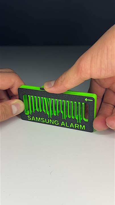 3D Printed Samsung Alarm Musical Fidget