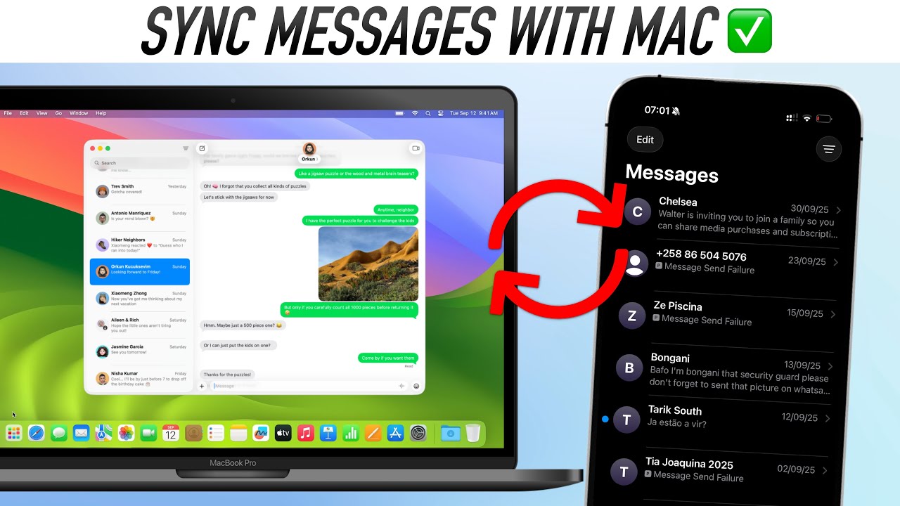 How To Sync Messages From iPhone To Mac in 3 Minutes!