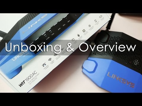 Linksys WRT 1900AC High Performance WiFi Router Unboxing & Overview