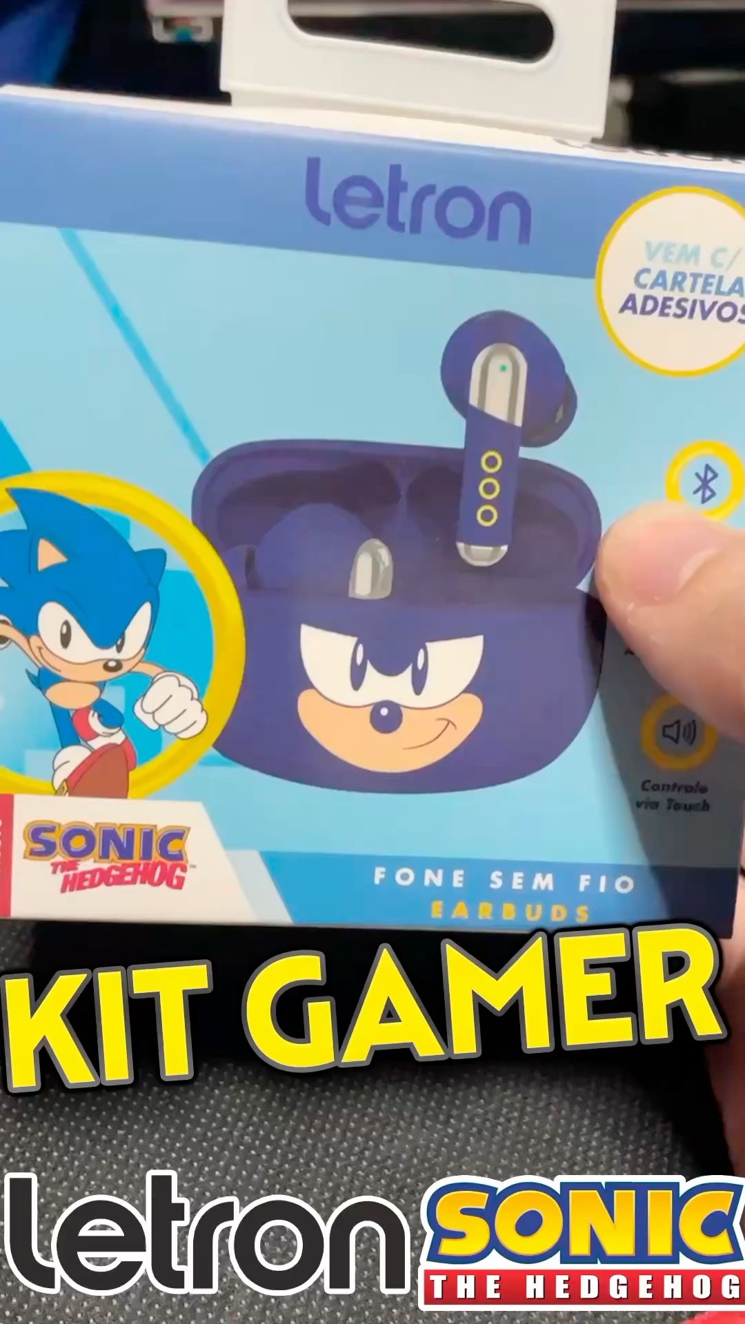 Meu setup virou Sonic com a Letron