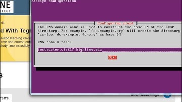 Using reconfigure for SLAPD in Ubuntu