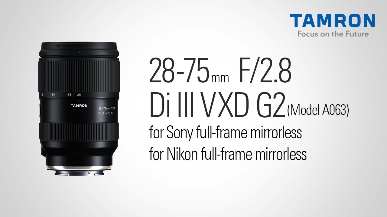 TAMRON 28-75mm F2.8 G2 Di III VXD Nikon Z mount - YouTube