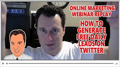 👨‍🏫 How to Generate Free Daily Leads on Twitter