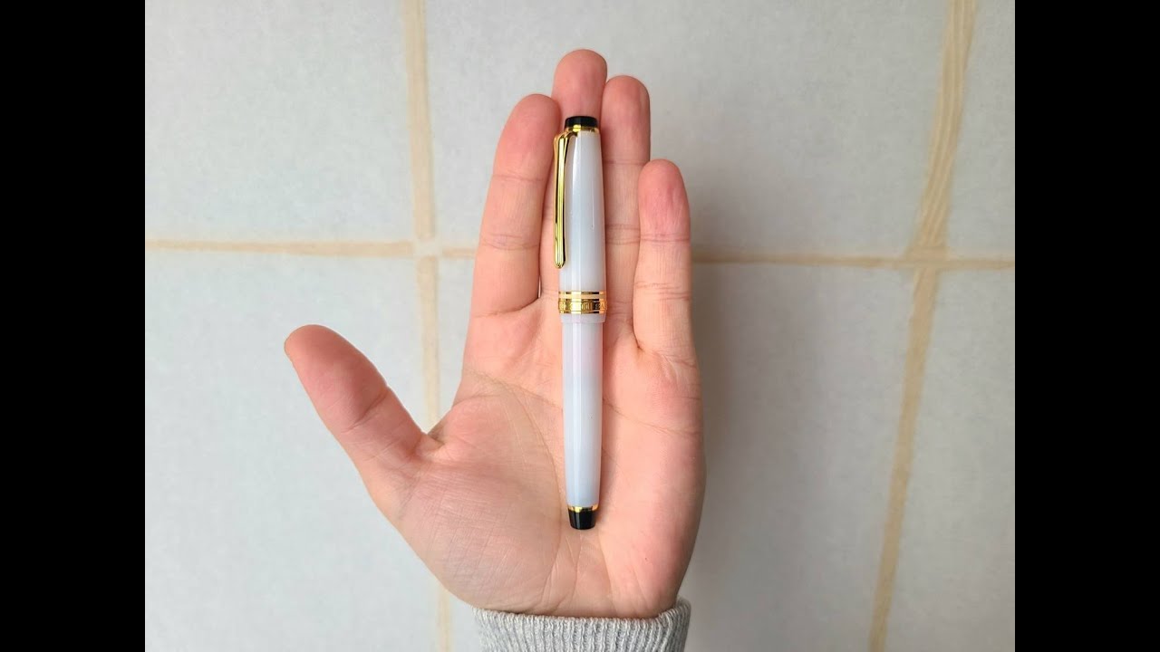 万年筆歴10年の左利き】万年筆レビュー セーラー 四季織垂雪 | みつけ