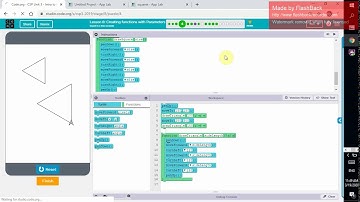 Solving levels 1 to 6 of lesson 8 from code.org