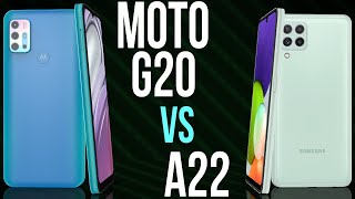 Moto G20 vs A22 (Comparativo)